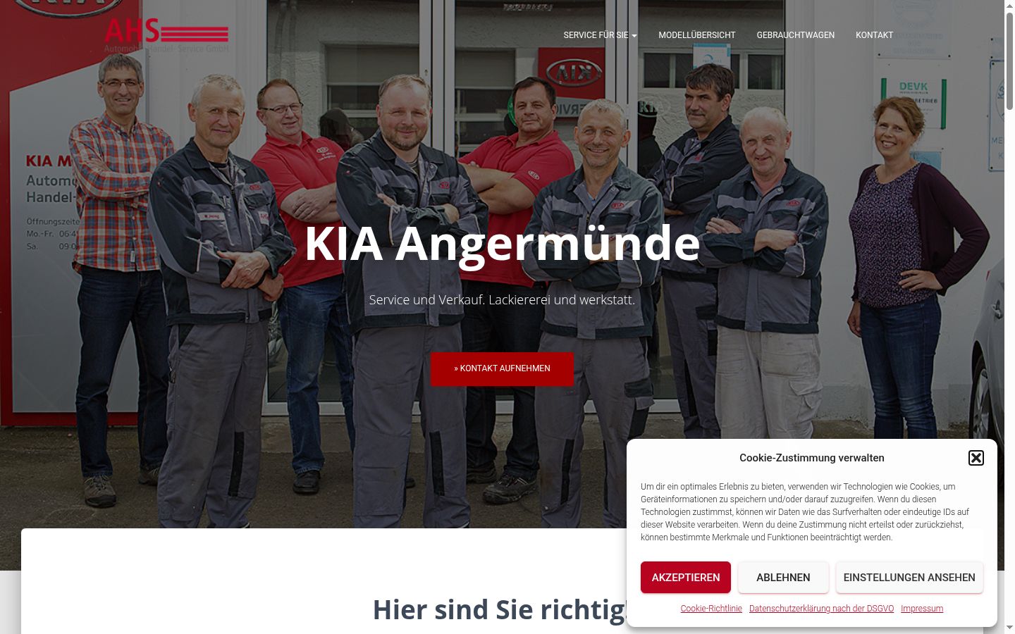 Screenshot tal-banner tal-kunsens muri qabel kwalunkwe interazzjoni