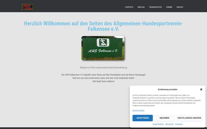 Screenshot of ahs-falkensee.de