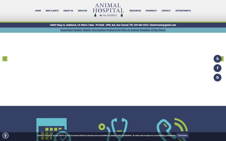 Screenshot of ahs-vet.com