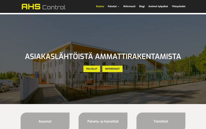 Capture d'écran de ahscontrol.fi