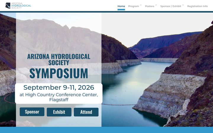 Screenshot of ahssymposium.org