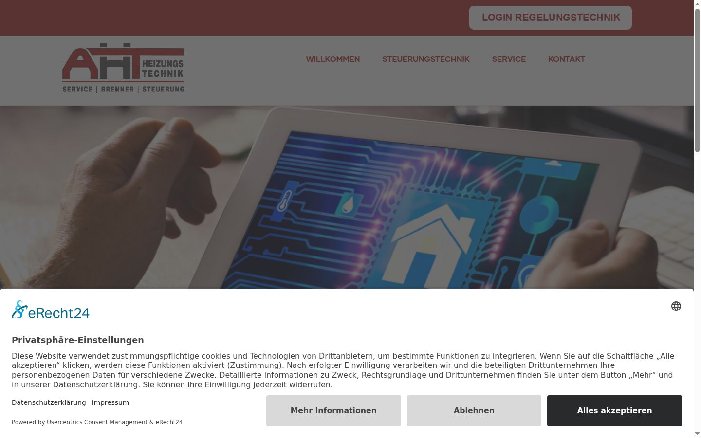Screenshot tal-banner tal-kunsens muri qabel kwalunkwe interazzjoni