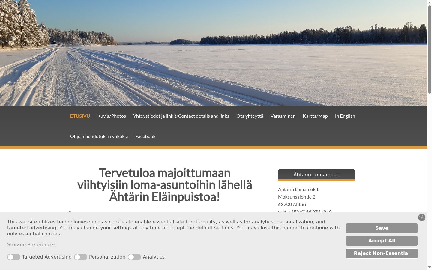 Ekraanipilt nõusolekubännerist, mida näidati enne mis tahes suhtlust