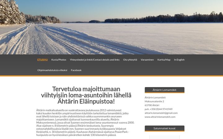 Screenshot of ahtarinlomamokit.com