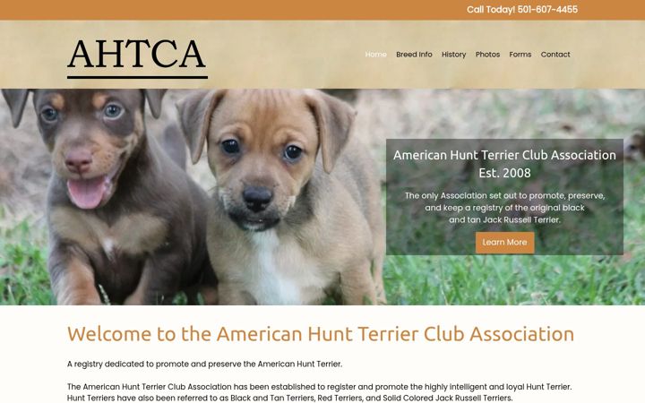 Screenshot ta' ahtca.org