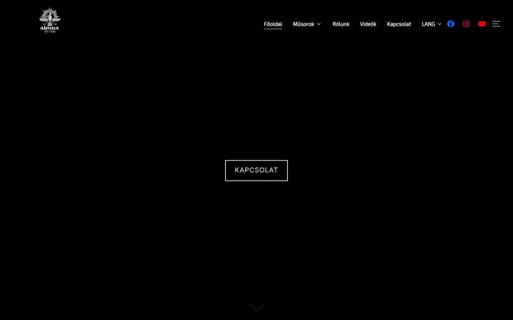 Screenshot ta' ahura.hu