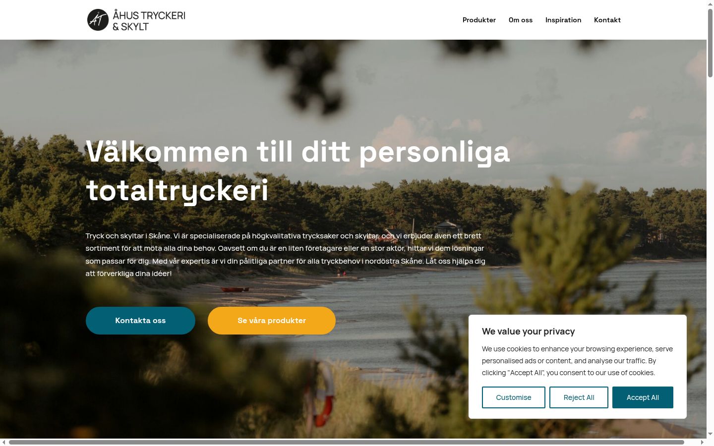 Sutikimo reklamjuostės, rodytos prieš bet kokią sąveiką, ekrano kopija