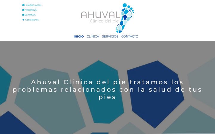 Screenshot of ahuval.es