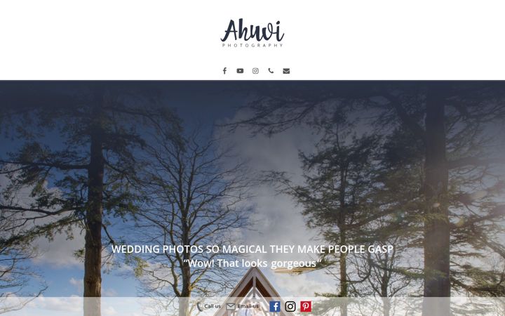 Screenshot di ahuviphoto.co.uk
