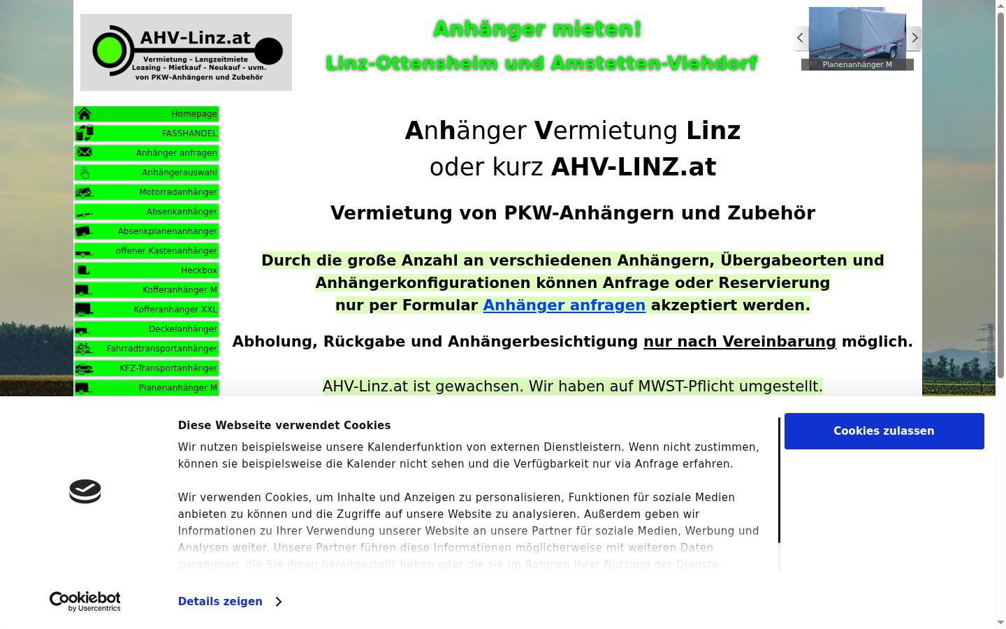 Screenshot tal-banner tal-kunsens muri qabel kwalunkwe interazzjoni