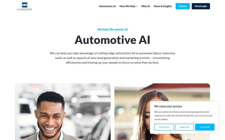 Snimka zaslona za ai-assistant.io