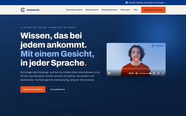 Screenshot of ai-avatare.com