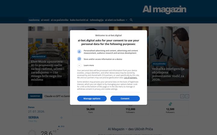 Screenshot of ai-bot.digital