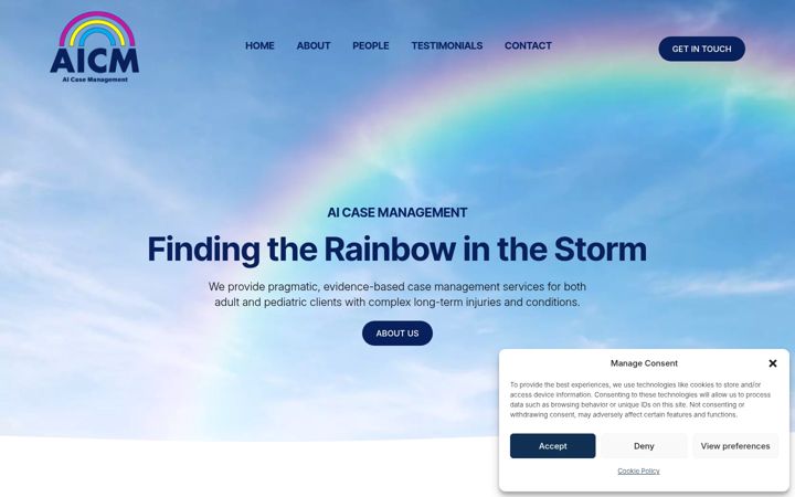 Screenshot of ai-casemanagement.co.uk