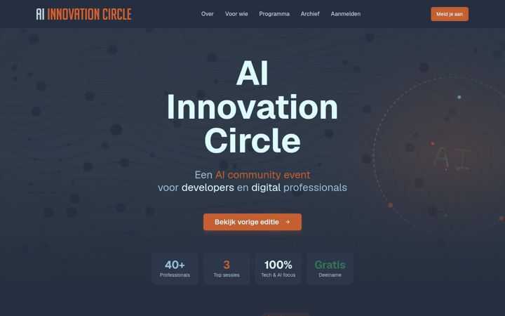 Screenshot του ai-circle.nl