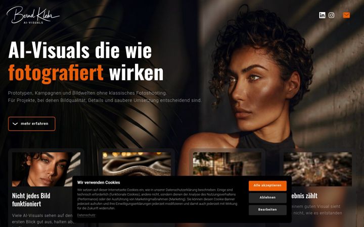 Screenshot of ai-coaching-klehr.ch