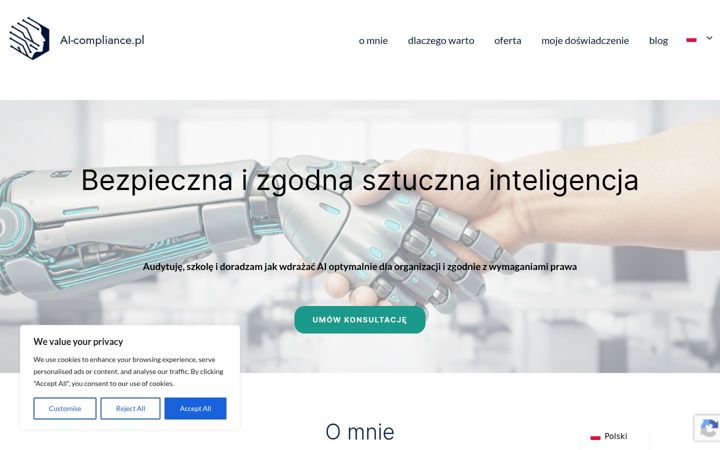 Screenshot of ai-compliance.pl