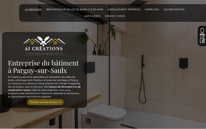 Ekrānuzņēmums no ai-creations.fr
