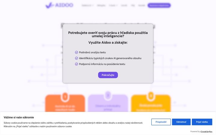 Screenshot of ai-doo.sk