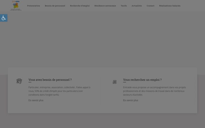 Skærmbillede af ai-entraide.fr
