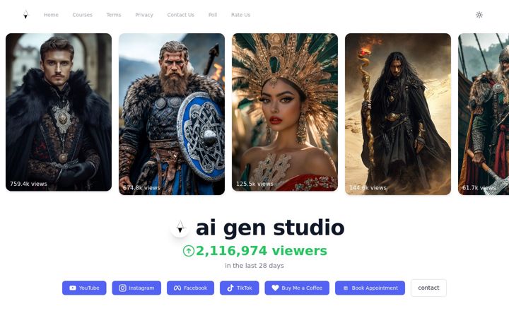Screenshot of ai-gen-studio.com