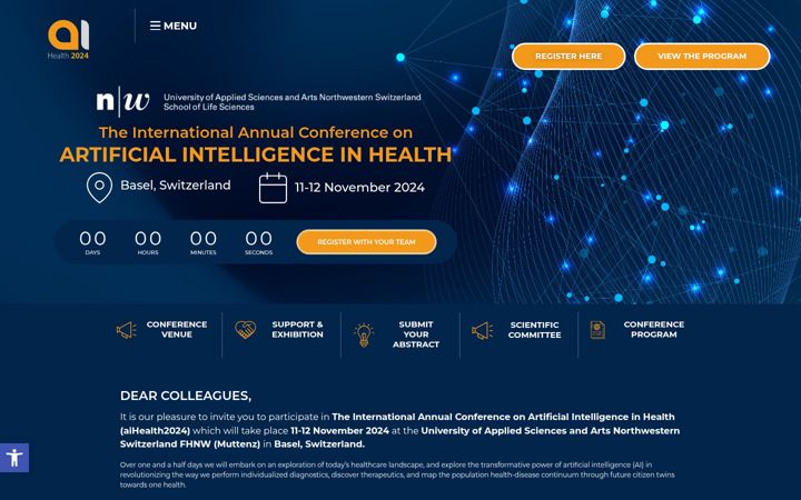 Screenshot of ai-health-2024.com