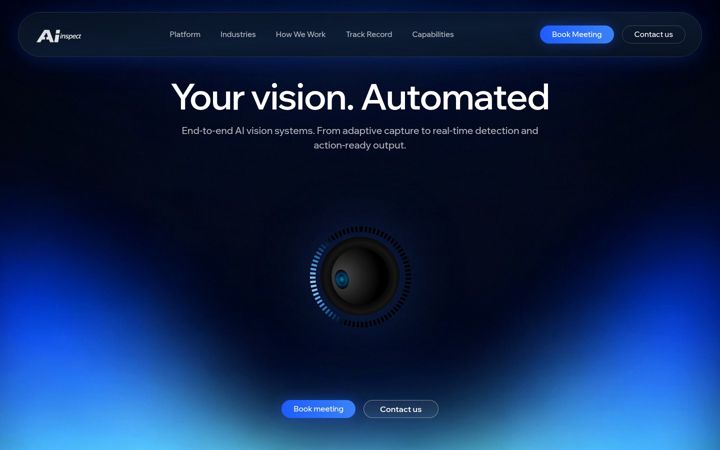 Screenshot stránky ai-inspect.com