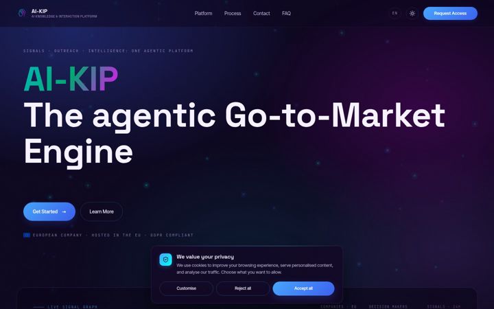 Screenshot of ai-kip.com