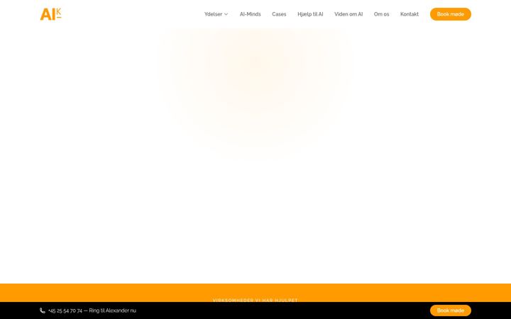 Screenshot of ai-konsulenterne.dk