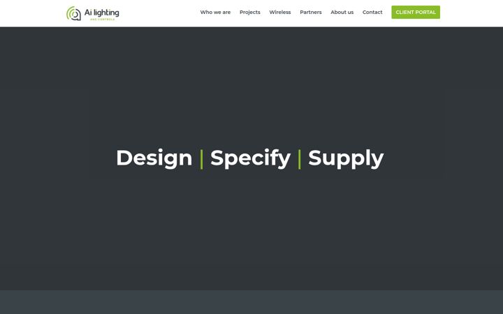 Screenshot of ai-lighting.co.uk