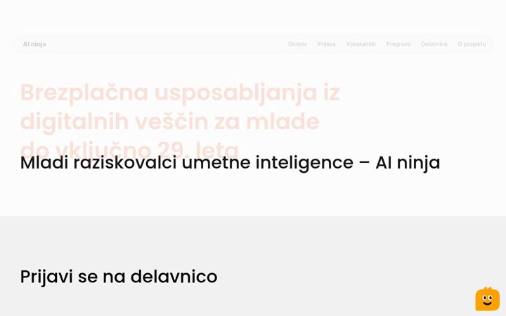 Skjámynd af ai-ninja.si
