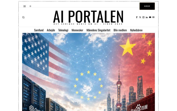 Screenshot of ai-portalen.dk