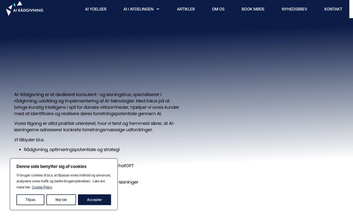 Screenshot van ai-raadgivning.dk