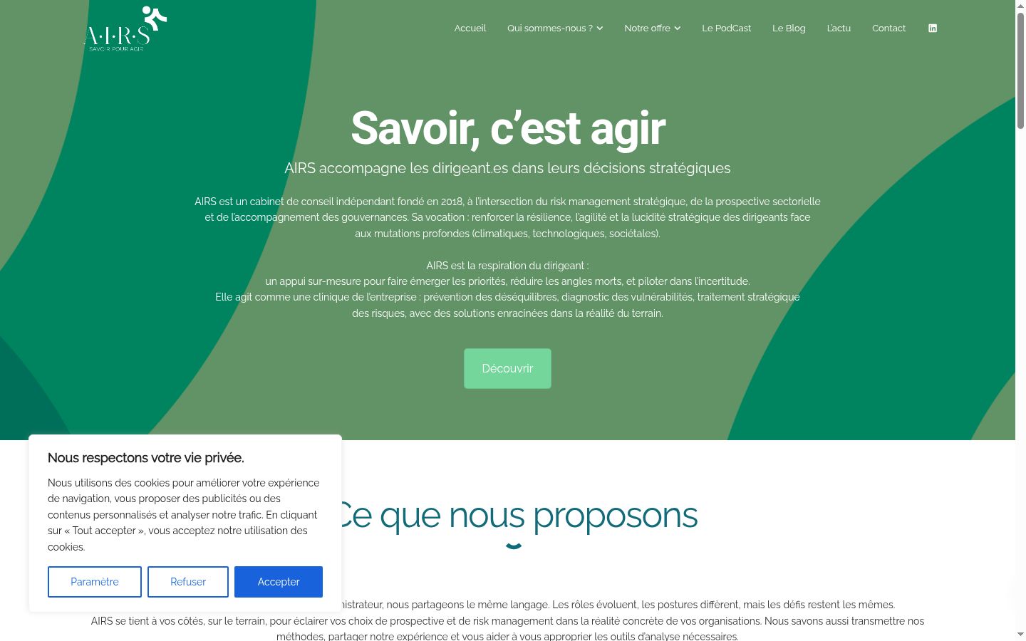 Screenshot van de toestemmingsbanner zoals getoond vóór enige interactie