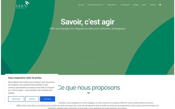 Screenshot van ai-risks.com