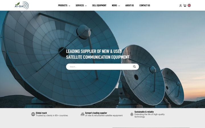 Screenshot of ai-sat.com