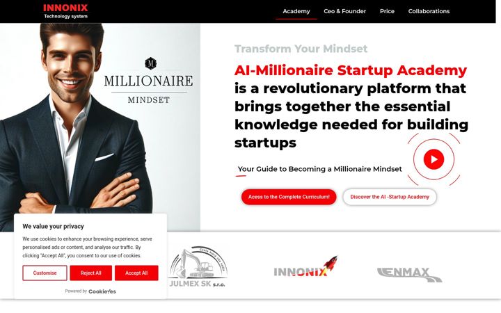Screenshot of ai-startupacademy.com