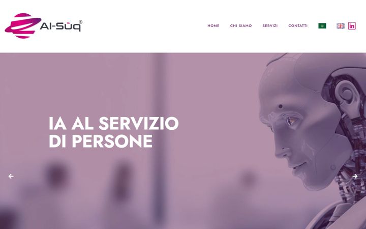 Screenshot von ai-suq.it