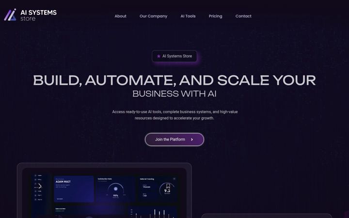 Screenshot of ai-systems-store.com