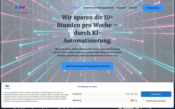 Ekrano kopija ai-workflow.at
