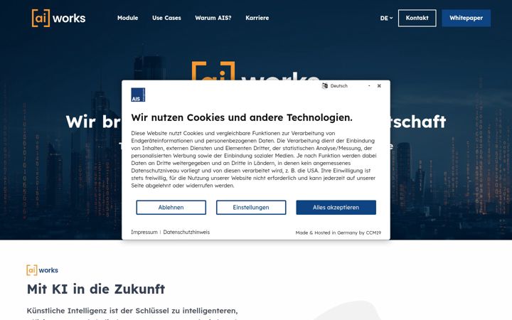 Screenshot of ai-works.com