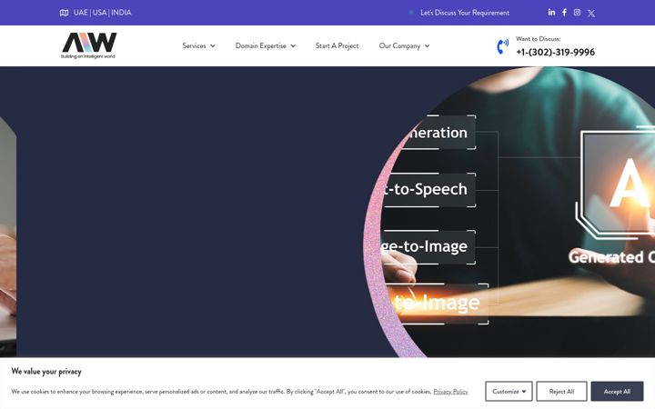 Screenshot of ai-workspace.com