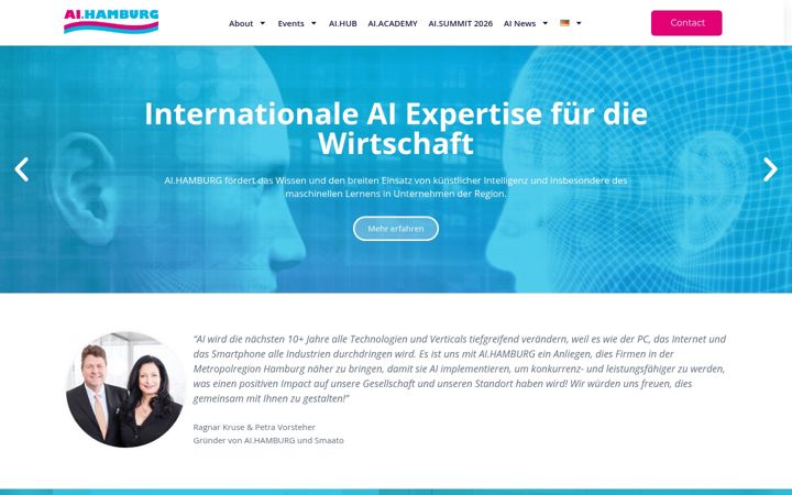 Screenshot of ai.hamburg