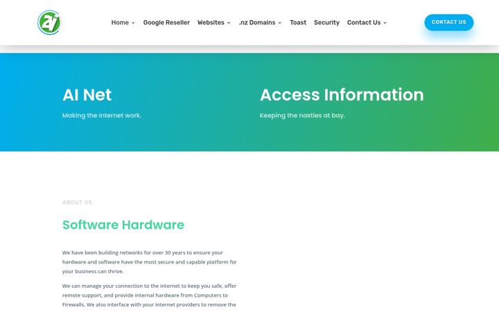 Screenshot of ai.net.nz