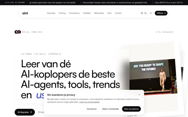 Screenshot of ai.nl