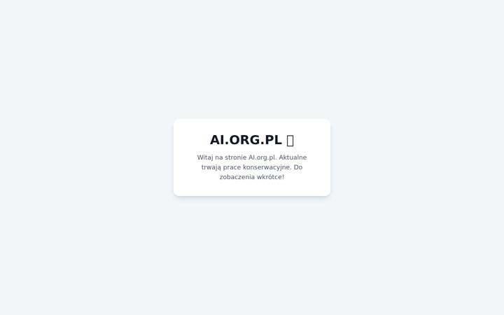Screenshot of ai.org.pl