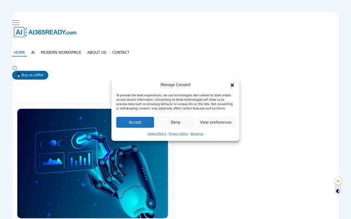 Screenshot of ai365ready.com