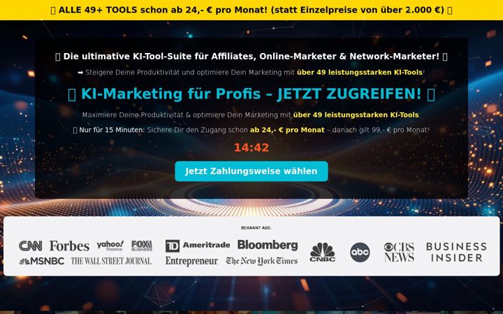 Screenshot of ai4all.tools