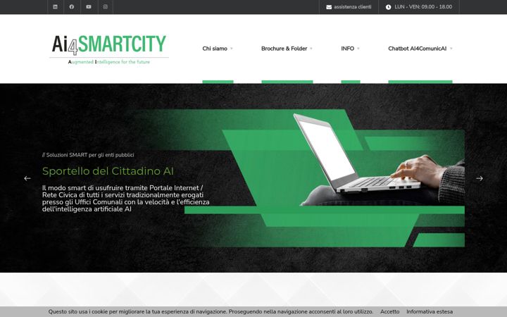 Ekrano kopija ai4smartcity.ai