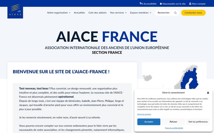 Ekraanipilt saidist aiace-fr.eu